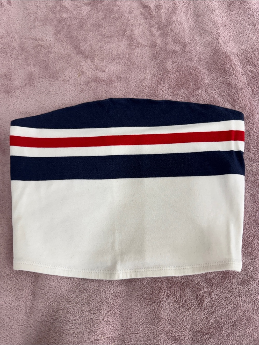 GARAGE Striped Tube Top